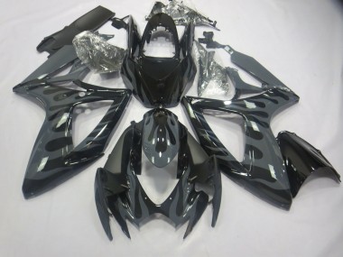 06-07 Grau Flamme GSXR 600-750 Verkleidung