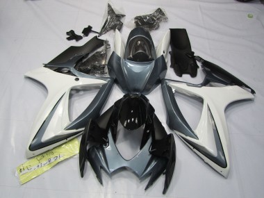 06-07 Grau & Weiß GSXR 600-750 Verkleidung