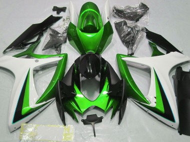 06-07 Grün-Weiß GSXR 600-750 Verkleidung