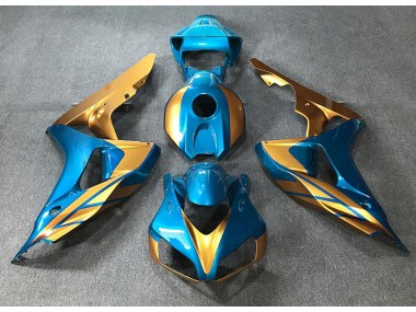 06-07 Hellblau & Gold CBR1000RR Verkleidung