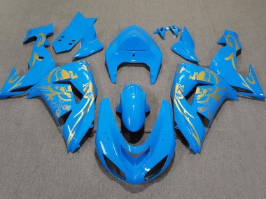 06-07 Hellblau & Gold ZX10R Verkleidung