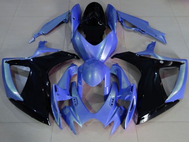 06-07 Hellblau & Schwarz GSXR 600-750 Verkleidung
