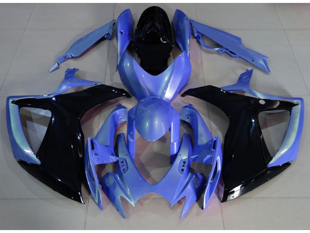 06-07 Hellblau & Schwarz GSXR 600-750 Verkleidung