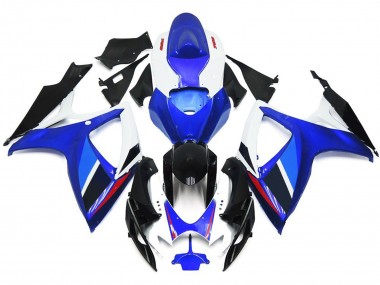 06-07 Hellblau & Tiefes Blau OEM Stil Mit Rot GSXR 600-750 Verkleidung