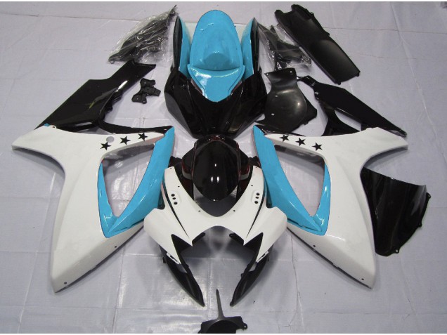 06-07 Hellblauer Stern GSXR 600-750 Verkleidung