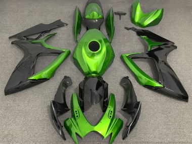 06-07 Hellgrün & Schwarz GSXR 600-750 Verkleidung