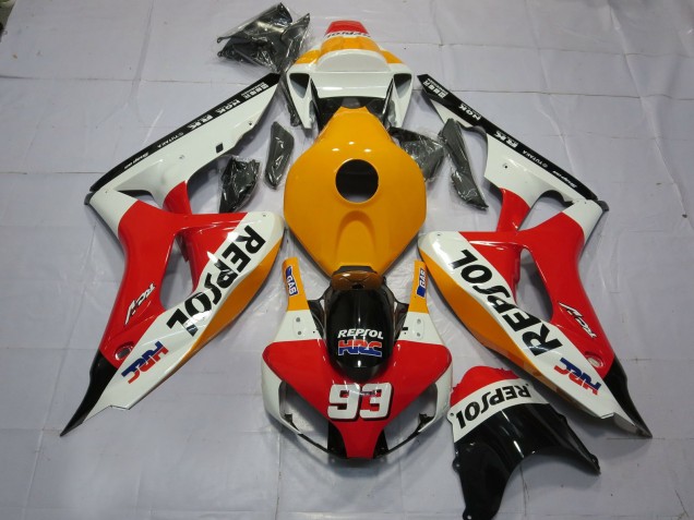 06-07 Hellorangeweiß Repsol CBR1000RR Verkleidung