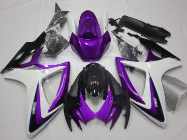 06-07 Lila & Weiß Ohne Abzeichen GSXR 600-750 Verkleidung