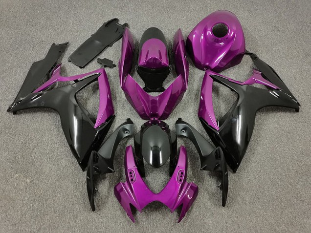 06-07 Lila & Schwarz GSXR 600-750 Verkleidung