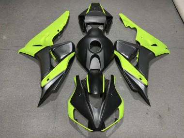 06-07 Matt Grau Schwarz & Grün CBR1000RR Verkleidung