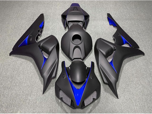 06-07 Matt Schwarz & Blau CBR1000RR Verkleidung