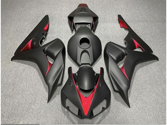 06-07 Matt Schwarz & Hellblau CBR1000RR Verkleidung