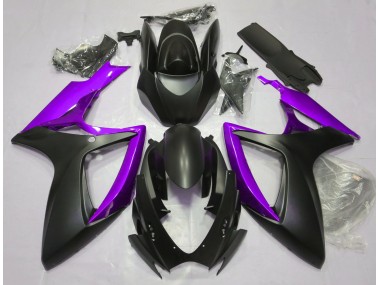 06-07 Matt Schwarz & Lila GSXR 600-750 Verkleidung