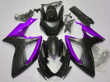 06-07 Matt Schwarz & Lila GSXR 600-750 Verkleidung