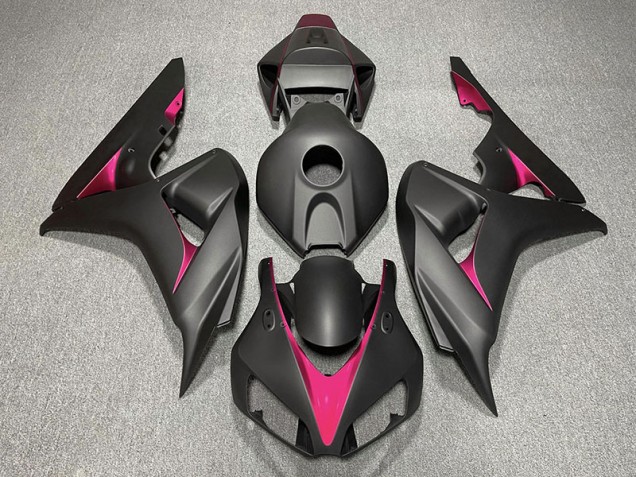 06-07 Matt Schwarz & Pink CBR1000RR Verkleidung