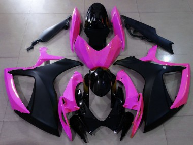 06-07 Matt Schwarz & Pink GSXR 600-750 Verkleidung