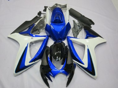 06-07 OEM Stil Weiß Blau GSXR 600-750 Verkleidung