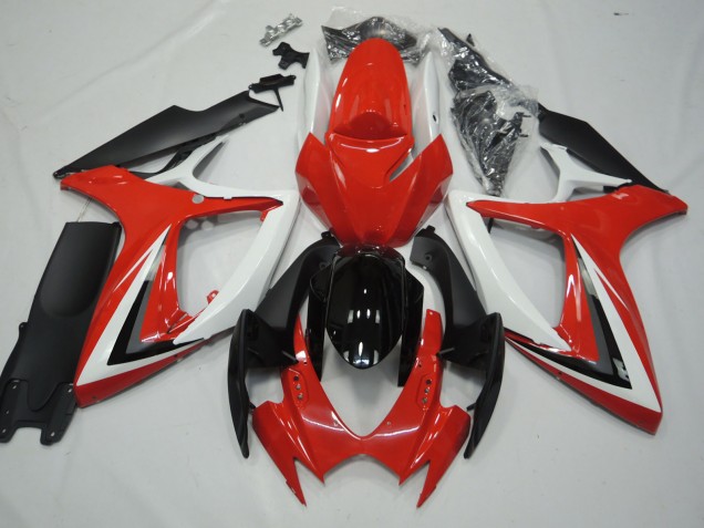 06-07 Rot & Weiß GSXR 600-750 Verkleidung
