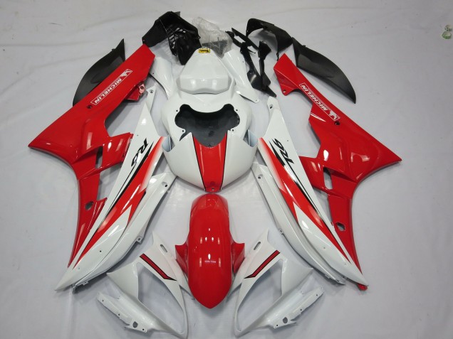 06-07 Rot Weiß OEM Stil R6 Verkleidung