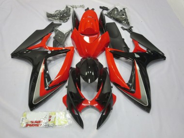 06-07 Rot & Schwarz GSXR 600-750 Verkleidung