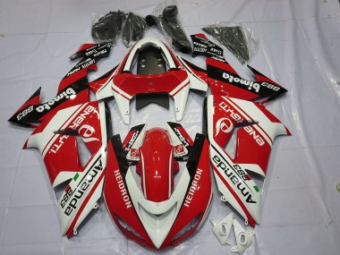 06-07 Weiß Rot ZX10R Verkleidung