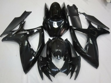 06-07 Schwarz Glänzend GSXR 600-750 Verkleidung
