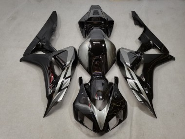 06-07 Schwarz Glänzend Mit Grau CBR1000RR Verkleidung