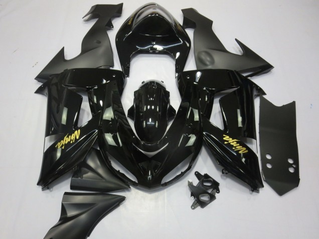 06-07 Schwarz & Gold ZX10R Verkleidung