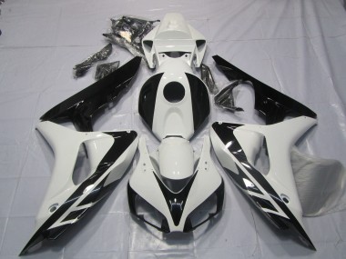 06-07 Schwarz & Weiß OEM Stil Keine Aufkleber CBR1000RR Verkleidung
