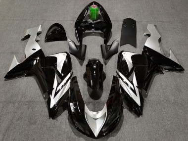 06-07 Schwarz & Silber ZX10R Verkleidung