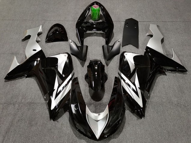 06-07 Schwarz & Silber ZX10R Verkleidung