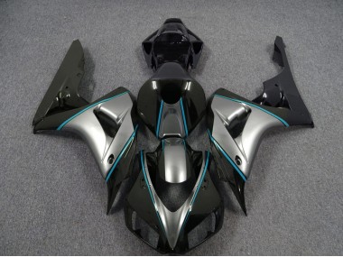 06-07 Silber Mit Blauem Nadelstreifen CBR1000RR Verkleidung