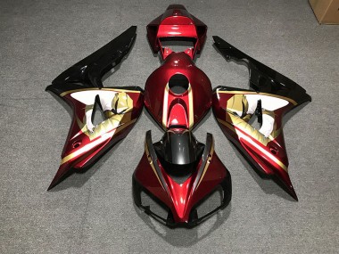 06-07 Tiefrot & Gold CBR1000RR Verkleidung