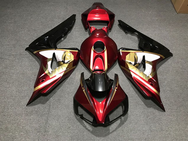 06-07 Tiefrot & Gold CBR1000RR Verkleidung