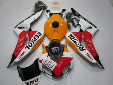 06-07 White Repsol 93 CBR1000RR Verkleidung