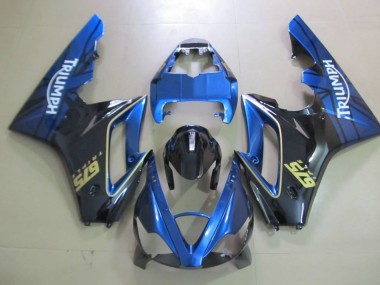 06-08 Blau & Schwarz Daytona 675 Verkleidung