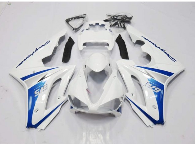 06-08 Weiß-Blau-Stil Daytona 675 Verkleidung
