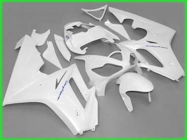 06-08 Glänzend Weiß Daytona 675 Verkleidung