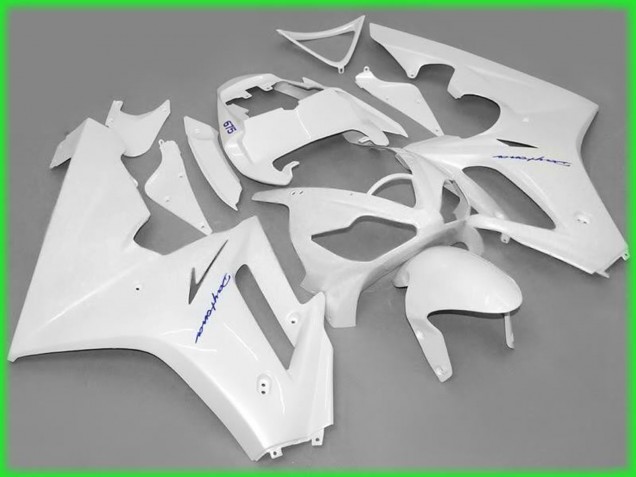 06-08 Glänzend Weiß Daytona 675 Verkleidung