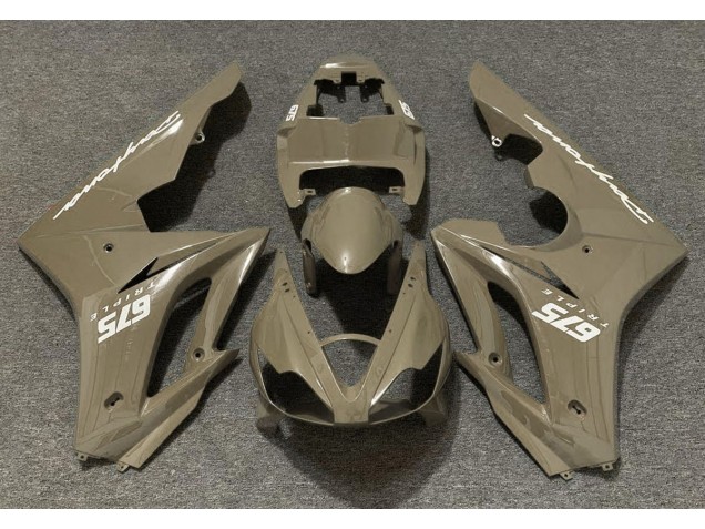 06-08 Glänzend Wüstenbraun Daytona 675 Verkleidung