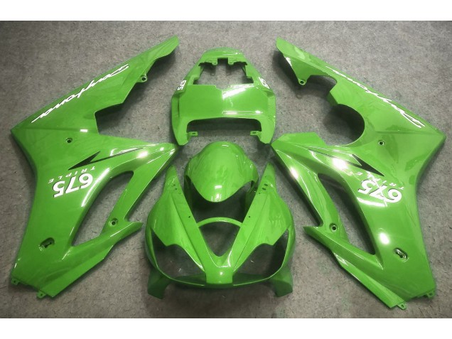 06-08 Kräftiges Grün Daytona 675 Verkleidung