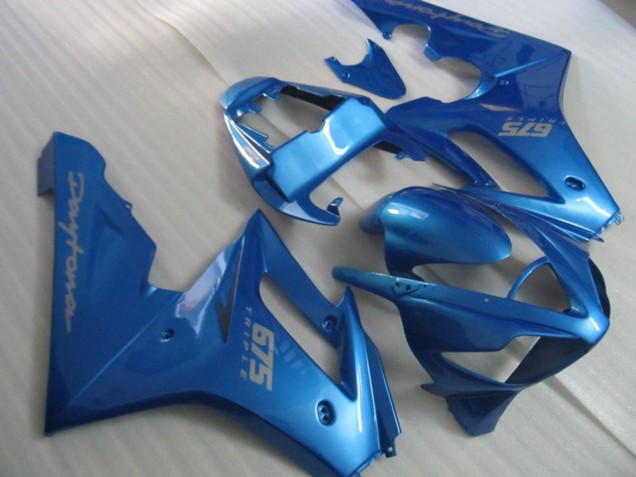 06-08 Leuchtendes Blau Daytona 675 Verkleidung