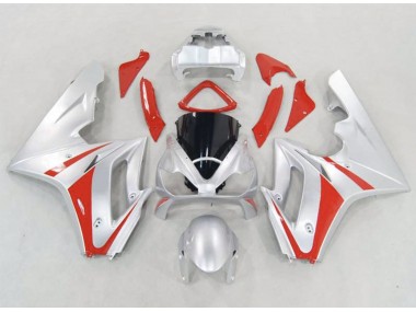 06-08 Silber & Rot Daytona 675 Verkleidung
