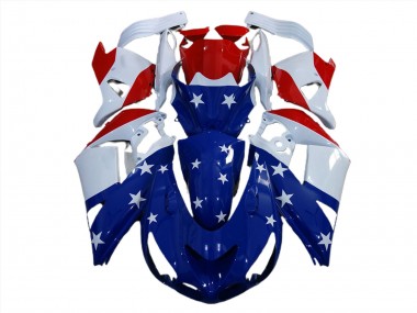 06-11 Amerikanische Flagge ZX14R Verkleidung