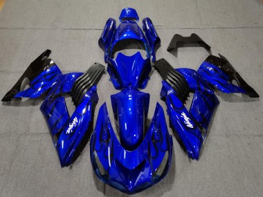 06-11 Blau Glänzend ZX14R Verkleidung