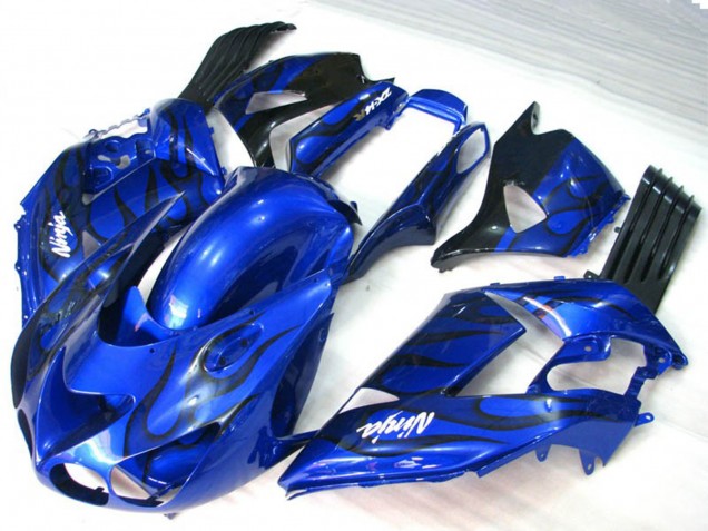 06-11 Blaue Flamme ZX14R Verkleidung