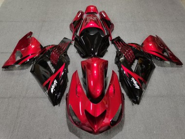 06-11 Feuerrot & Schwarz ZX14R Verkleidung