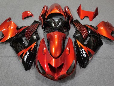 06-11 Gebranntes Orange Schwarz ZX14R Verkleidung