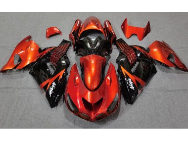 06-11 Gebranntes Orange Schwarz ZX14R Verkleidung