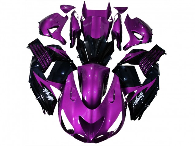 06-11 Glanz Lila & Schwarz ZX14R Verkleidung